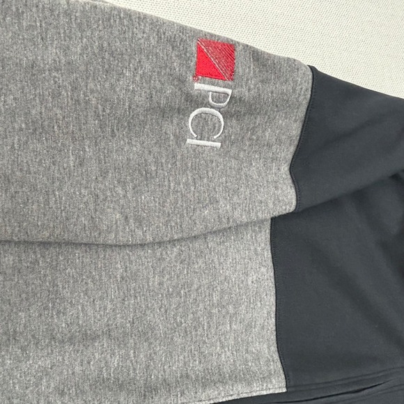 Travis Mathew Quarter Zip Pullover Mens XXL Heather Gray Black Long Sleeve Golf - Picture 6 of 13